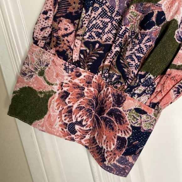 NWT Terra & Sky Peasant Blouse Womens 2X cotton Plus Ruffles Cottage core - Picture 6 of 14